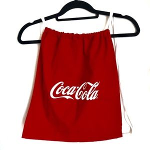 Coca Cola drawstring bag